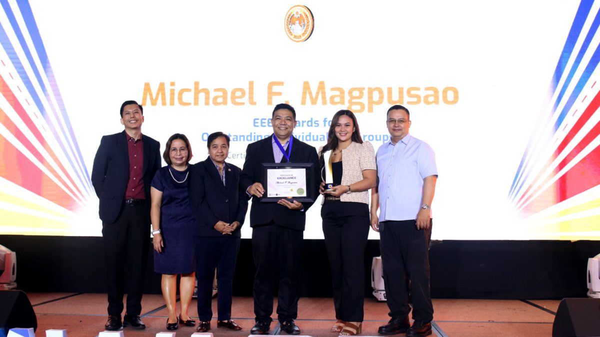 Mr. Michael F. Magpusao Awarded as the 2023 Outstanding Certified Ener